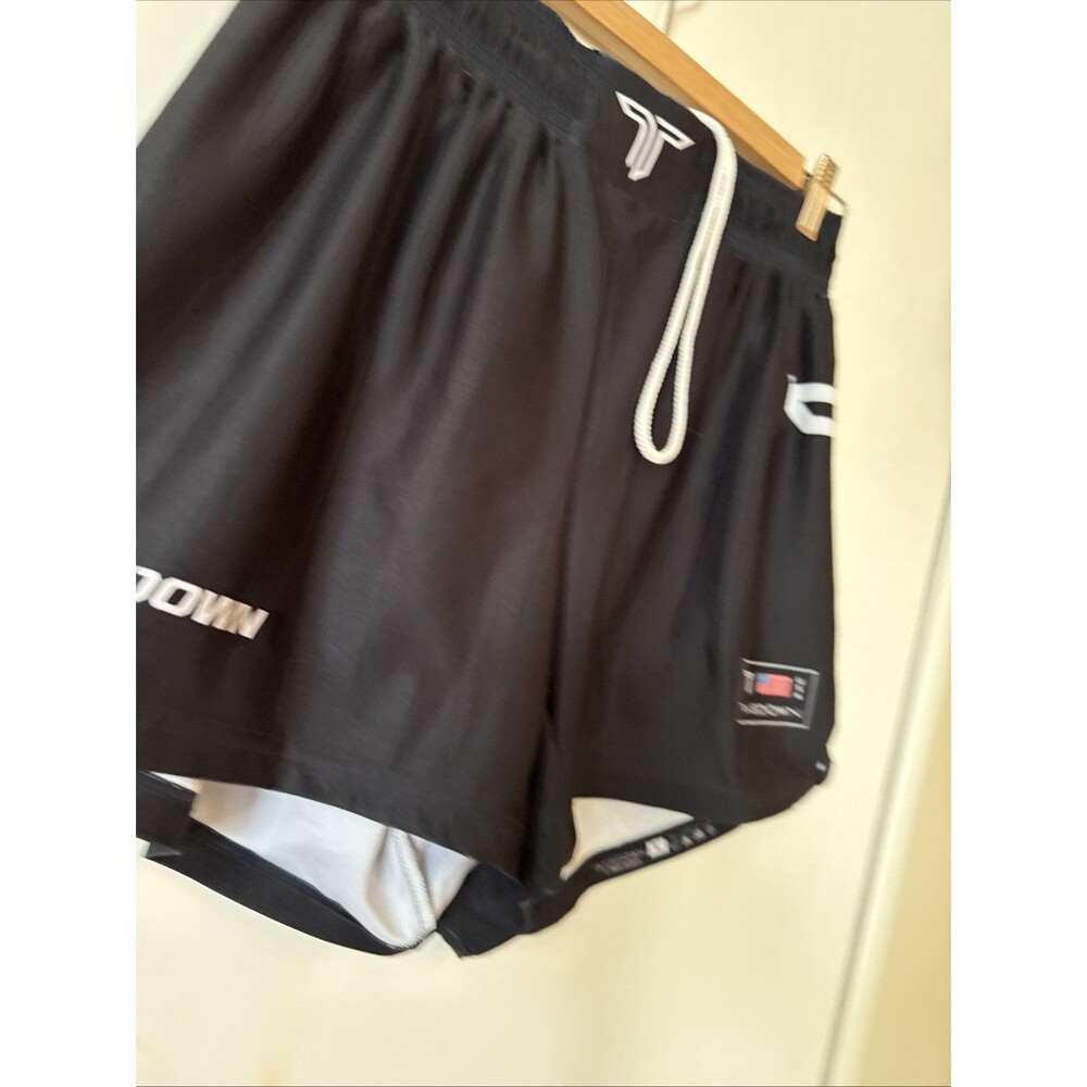 Takedown Shorts Black Solid 5” Inseam BJJ Wrestling Training | Men's Large - Picture 5 of 7